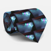 Cravate pourpre d'Aqua de nuit du Canada de chutes (Roulé)