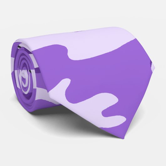 Cravate pourpre de Camo (Roulé)