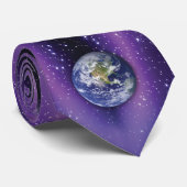 Cravate pourpre de cosmos (Roulé)