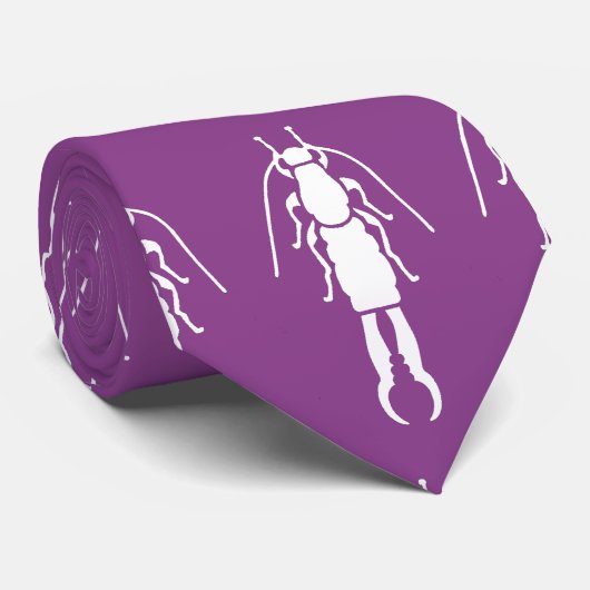 Cravate pourpre de fichier unique de forficule (Roulé)