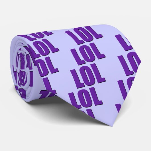 Cravate pourpre de LOL (Roulé)