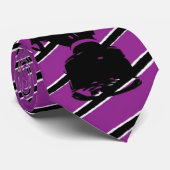 Cravate pourpre de masque de gaz (Roulé)