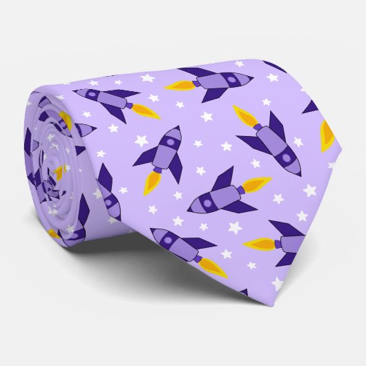 Cravate pourpre de rétrofusée (Roulé)