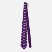 Cravate pourpre de rhinocéros de tinctorial de (Devant)