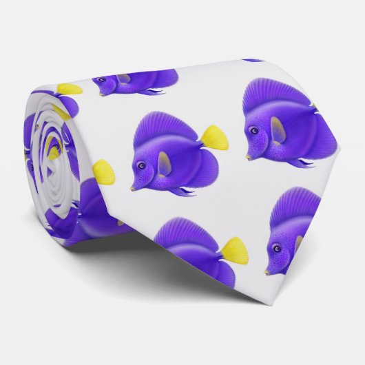 Cravate pourpre de Sailfin Tang (Roulé)