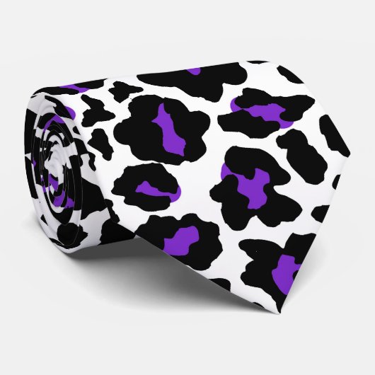 cravate pourpre de vache créative (Roulé)