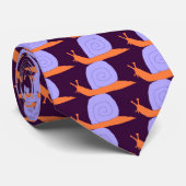 Cravate pourpre et orange d'escargot (Roulé)