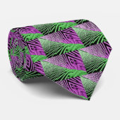 Cravate pourpre et verte de sable mélangé (Roulé)
