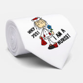 Cravate Pourquoi je suis infirmière (Roulé)