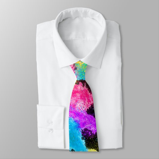 Cravate Poussière arc-en-ciel (Attaché)