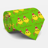 Cravate Poussins de Noël (Roulé)