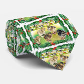 Cravate Poussins de Noël (Roulé)