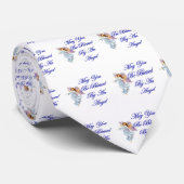 Cravate Pouvez vous être bénis par un ange (Roulé)