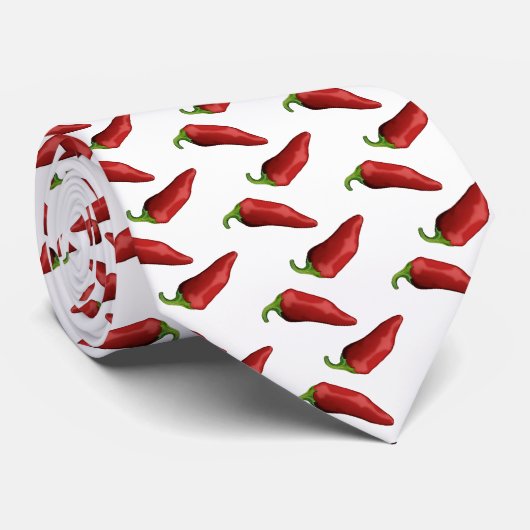Cravate Ppers piment (Roulé)