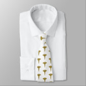 Cravate Précieux Médicale or Caduceus Motif blanc (Attaché)