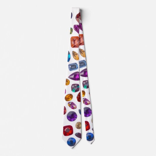 Cravate Precious Gems - Men's Custom Necktie (Devant)