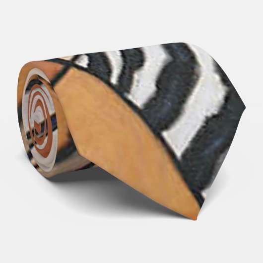 Cravate Prédateurs et proie que j' attache par Diana S (Roulé)