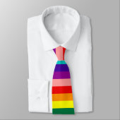 Cravate Premier drapeau de la Fierté arc-en-ciel (Attaché)
