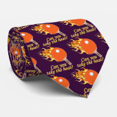 Cravate Prenez à la chaleur le ping-pong flamboyant (Roulé)