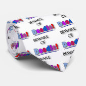 Cravate Prenez garde du griffonnage (Roulé)