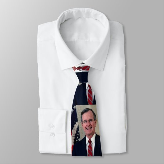 Cravate Président de George H Bush des Etats-Unis (Attaché)