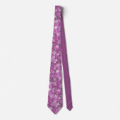 Cravate Prettiest Snowflakes Motif Orchid rose ID846 (Devant)