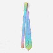 Cravate Pretty Pastel Rainbow Gradient Neck Tie (Dos)