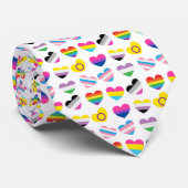 Cravate Pride Hearts (Roulé)