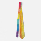 Cravate Pride LGTBI colors rainbow (Dos)