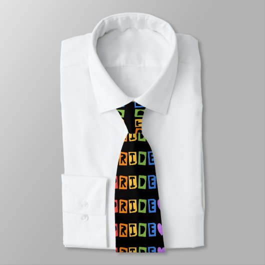 Cravate Pride Typography Neck Tie (Attaché)