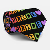 Cravate Pride Typography Neck Tie (Roulé)