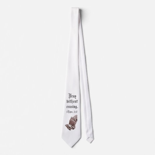 CRAVATE PRIER SANS CESSER (Devant)