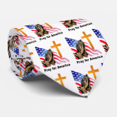 Cravate Priez pour l'Amérique (Roulé)