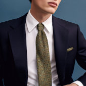 Cravate Primrose de soie Vintage Florale Hommes