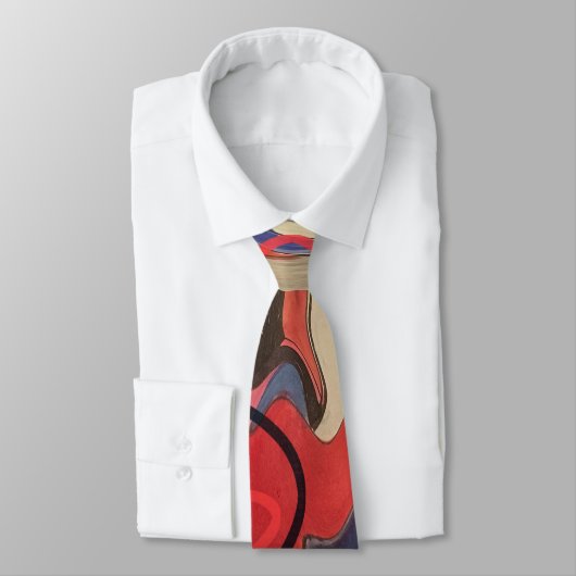 Cravate Principalement rouge (Attaché)