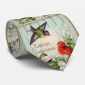 Cravate Printvintage de Pâques (Roulé)