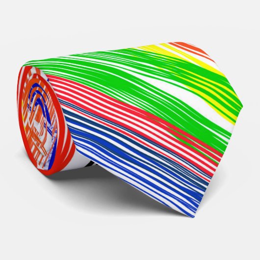 Cravate "Prisma Wave" Tie (Roulé)