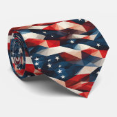 Cravate Prisme patriotique moderne (Roulé)