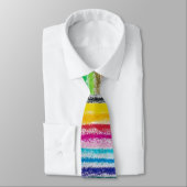 Cravate Professeur d'art, Phuilage Pastel (Attaché)