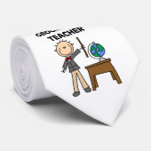 Cravate Professeur de géographie (Roulé)