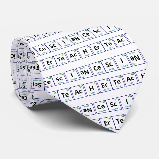 Cravate Professeur de Sciences (Roulé)