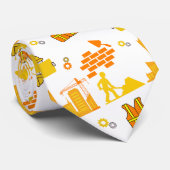 Cravate Profession de construction Ingénieur civil Papa Cr (Roulé)