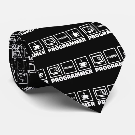 Cravate Programmeur (Roulé)