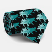 Cravate progressive turquoise de cowboy de (Roulé)