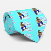 Cravate Promenade de pêcheurs de glace sur l'eau (Roulé)