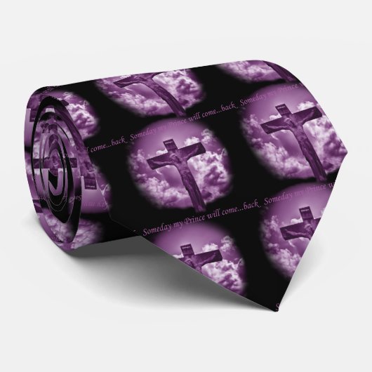 Cravate Promesse chrétienne de Pâques (Roulé)