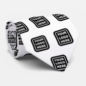 Cravate promotionnel du Motif de logo d'entreprise (Roulé)