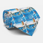 Cravate Province d'Awa, Naruto Whirlpools par Ando Hiroshi (Roulé)