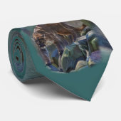 Cravate Prowling Cougar Mountain Lion Art Design (Roulé)