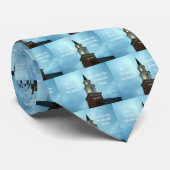 Cravate Psaume 100:2 Servez le Seigneur avec joie... (Roulé)